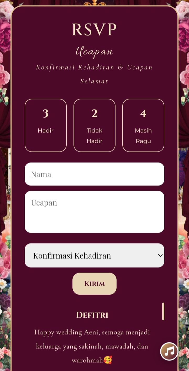 Ucapan Hangat Dari Tamu